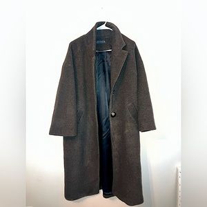 Zara womens wool coat for winter